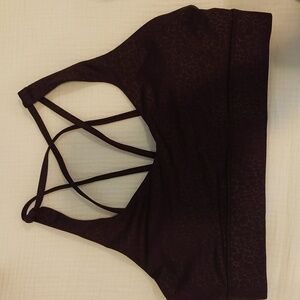 Zyia Light n Tight Strappy Bra Plum XXL